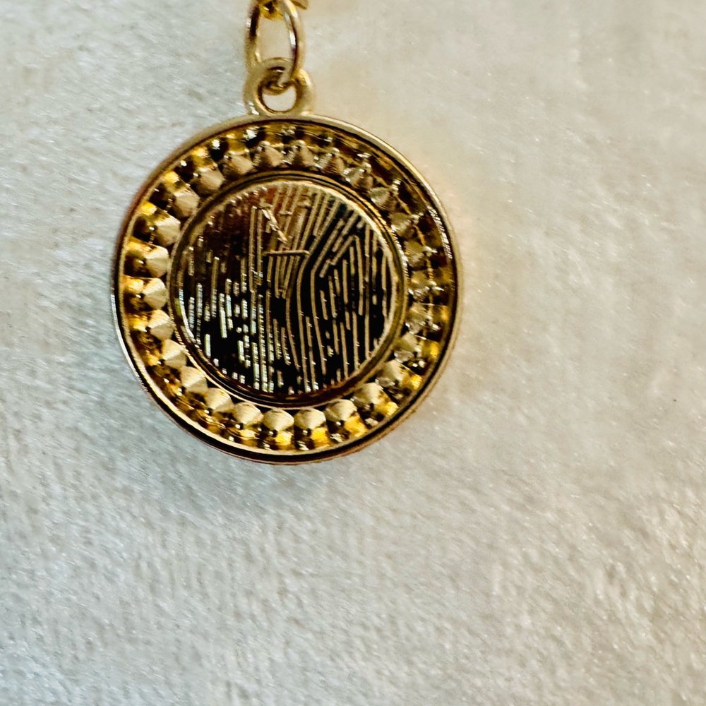 Louis Vuitton Charm Necklace with Black and Crystal Accents - Picture 3 of 7